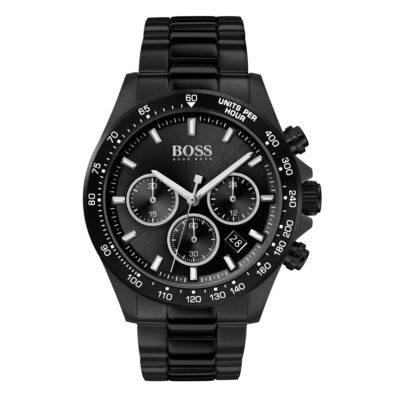 Hugo Boss Men's Hero Chronograph Black Stainless Steel Watch - 1513754